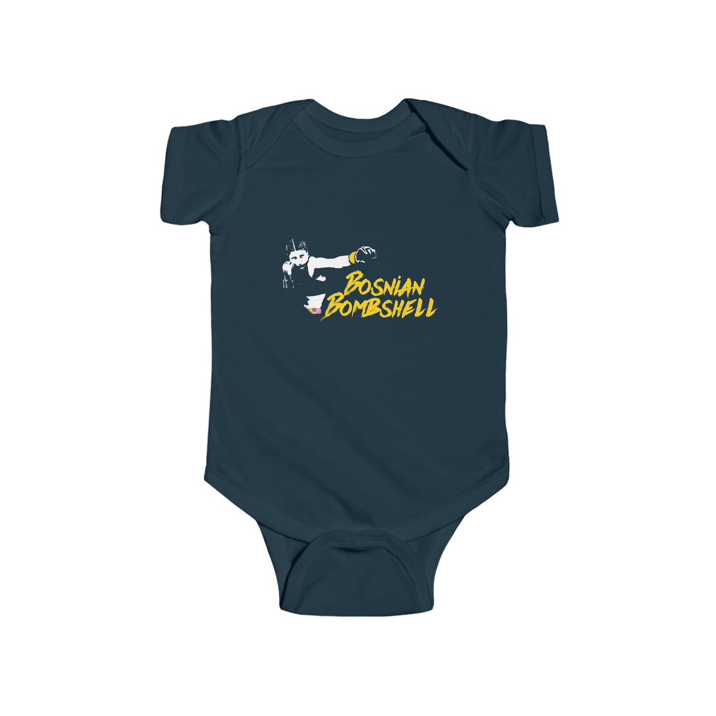 Bosnian Bombshell Infant Fine Jersey Bodysuit