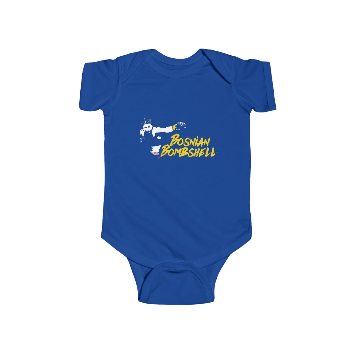 Bosnian Bombshell Infant Fine Jersey Bodysuit