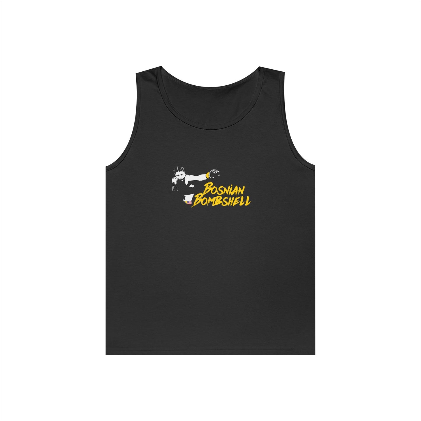 Bosnian Bombshell Unisex Heavy Cotton Tank Top