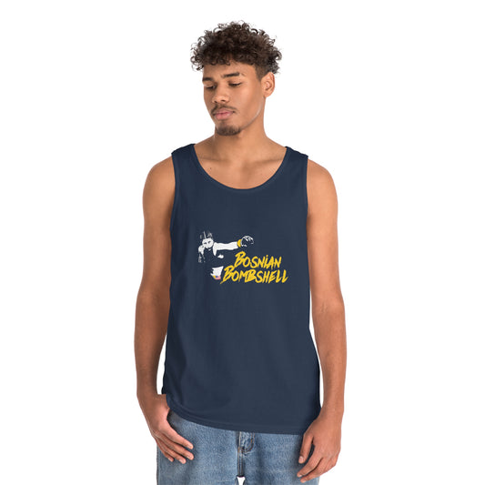 Bosnian Bombshell Unisex Heavy Cotton Tank Top