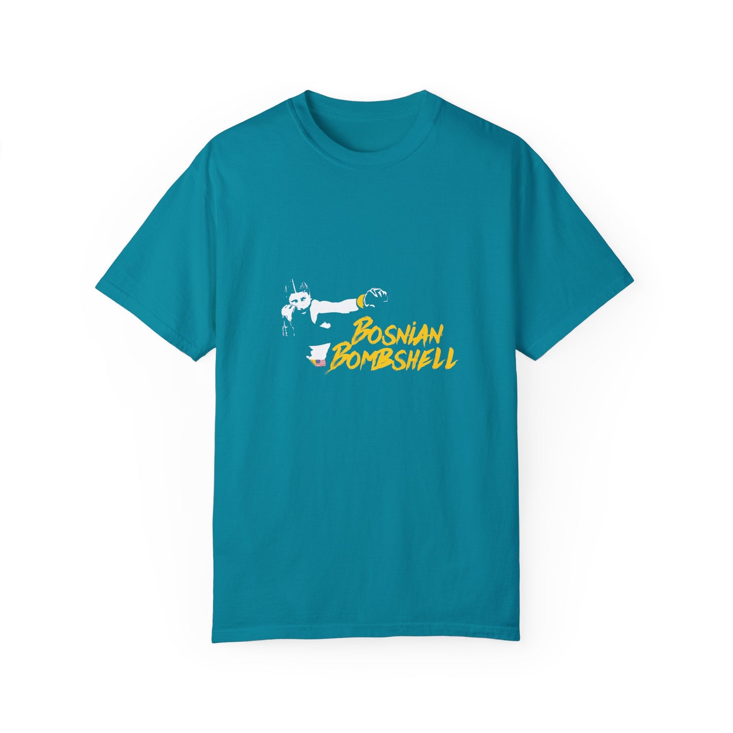 Bosnian Bombshell Unisex Garment-Dyed T-shirt
